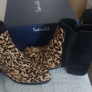 Splendid Animal Print Ankle Booties(( Firme))